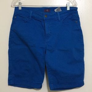 Blue Bermuda shorts